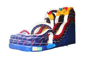 Roller Coaster inflatable slide